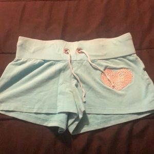 Bebe blue cotton shorts